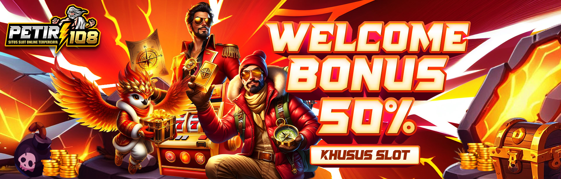 BONUS NEW MEMBER 50% SLOT DIAWAL