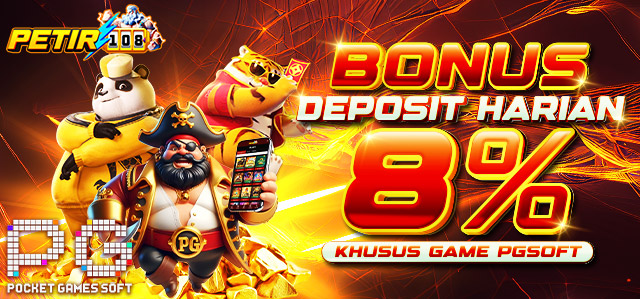 BONUS DEPOSIT HARIAN 8% PGSOFT
