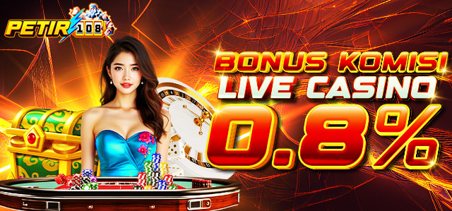 BONUS KOMISI LIVE CASINO 0.8%