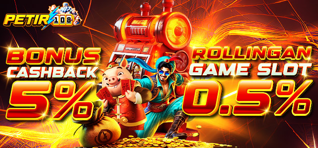 BONUS CASHBACK 5% + KOMISI 0.5% SLOT