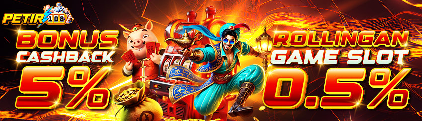 BONUS CASHBACK 5% + KOMISI 0.5% SLOT
