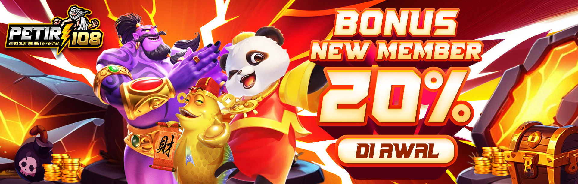 BONUS NEW MEMBER 20% ALL GAMES